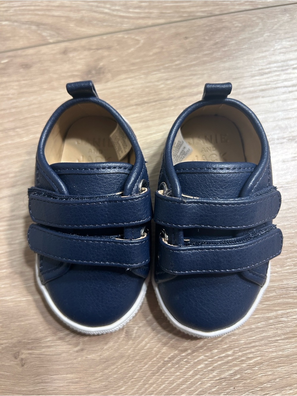 Janie and Jack Shoes Casual Plaid Bow
Ballet Flat Navy Blue Velcro, New.
